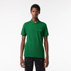 Polos | LACOSTE Polo Regular Fit Avec Badge Crocodile Matelasse