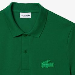 Polos | LACOSTE Polo Regular Fit Avec Badge Crocodile Matelasse