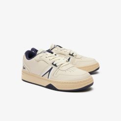 Sneakers | LACOSTE Sneakers L001 Homme En Cuir Avec Oeillets