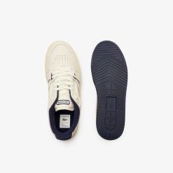 Sneakers | LACOSTE Sneakers L001 Homme En Cuir Avec Oeillets