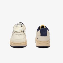 Sneakers | LACOSTE Sneakers L001 Homme En Cuir Avec Oeillets