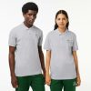 Polos | LACOSTE Polo Mini Pique Stretch Imprime Signature Lacoste