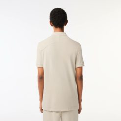 Polos | LACOSTE Polo Homme Lacoste En Coton Biologique Teinture Naturelle