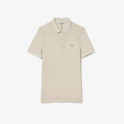 Polos | LACOSTE Polo Homme Lacoste En Coton Biologique Teinture Naturelle