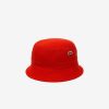 Chapeaux & Casquettes | LACOSTE Bob Unie En Pique De Coton Biologique Uni