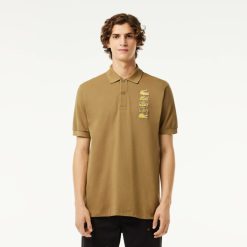 Polos | LACOSTE Polo Avec Badges Crocodiles Iconiques En Pique