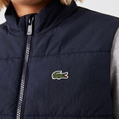 Vetements Fille | LACOSTE Doudoune Sans Manche Enfant Lacoste En Taffetas