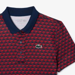 Vetements De Sport | LACOSTE Polo Golf Imprime Ultra-Dry Anti-Uv