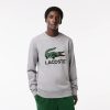 Sweatshirts | LACOSTE Sweatshirt Classic Fit En Molleton De Coton