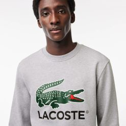 Sweatshirts | LACOSTE Sweatshirt Classic Fit En Molleton De Coton