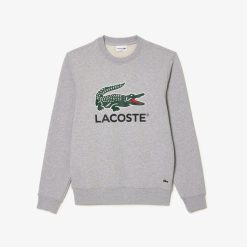 Sweatshirts | LACOSTE Sweatshirt Classic Fit En Molleton De Coton