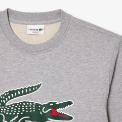 Sweatshirts | LACOSTE Sweatshirt Classic Fit En Molleton De Coton