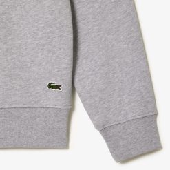 Sweatshirts | LACOSTE Sweatshirt Classic Fit En Molleton De Coton