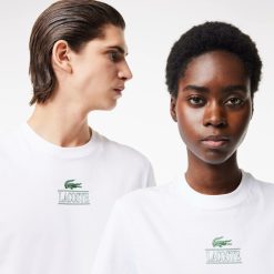 T-Shirts | LACOSTE T-Shirt Regular Fit Avec Marquage En Jersey De Coton