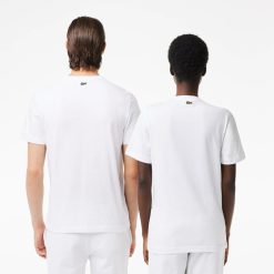 T-Shirts | LACOSTE T-Shirt Regular Fit Avec Marquage En Jersey De Coton