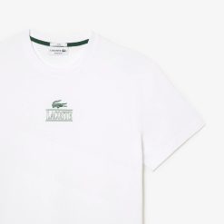 T-Shirts | LACOSTE T-Shirt Regular Fit Avec Marquage En Jersey De Coton