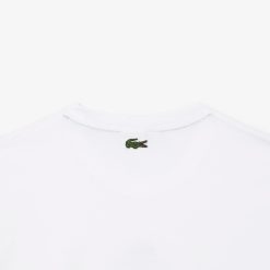 T-Shirts | LACOSTE T-Shirt Regular Fit Avec Marquage En Jersey De Coton