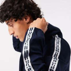 Survetements | LACOSTE Veste Courte De Survetement Homme Lacoste En Polyester Recycle