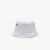 Chapeaux & Casquettes | LACOSTE Bob Unie En Pique De Coton Biologique Uni