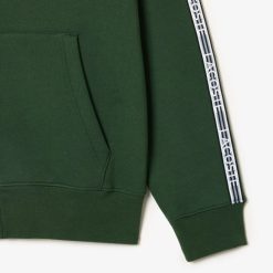 Sweatshirts | LACOSTE Sweatshirt Zippe A Capuche Jogger Homme Classic Fit Avec Bandes Siglees