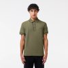 Polos | LACOSTE Polo Smart Paris En Coton Stretch Lisere Contraste