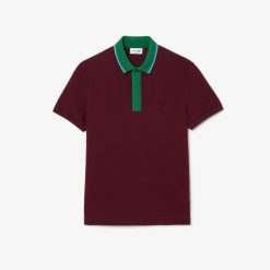 Polos | LACOSTE Polo Smart Paris Regular Fit Col Contrastant