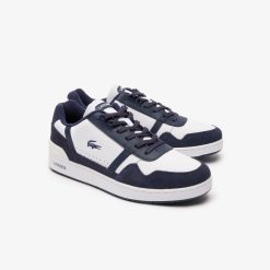 Sneakers | LACOSTE Sneakers T-Clip Homme Avec Imprime Graphique