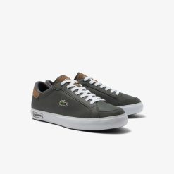 Sneakers | LACOSTE Sneakers Powercourt Homme En Cuir