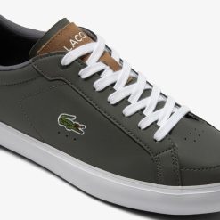 Sneakers | LACOSTE Sneakers Powercourt Homme En Cuir