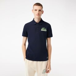 Polos | LACOSTE Polo Homme Lacoste En Petit Pique De Coton