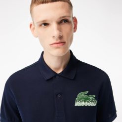 Polos | LACOSTE Polo Homme Lacoste En Petit Pique De Coton