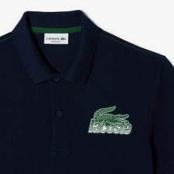 Polos | LACOSTE Polo Homme Lacoste En Petit Pique De Coton