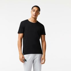 Sous-Vetements & Vetements D'Interieur | LACOSTE Pack De 3 T-Shirts D'Interieur A Col Rond En Coton Uni