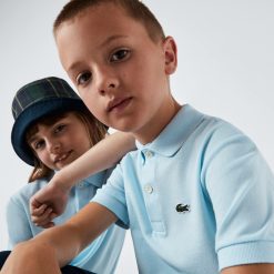 Vetements | LACOSTE Polo Enfant Lacoste Regular Fit En Petit Pique Uni