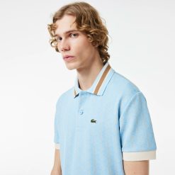 Polos | LACOSTE Polo Motif Monogramme Classic Fit A Col Contraste