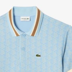 Polos | LACOSTE Polo Motif Monogramme Classic Fit A Col Contraste