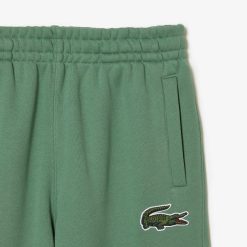 Pantalons & Shorts | LACOSTE Pantalon De Survetement Jogger Unie En Molleton De Coton Biologique