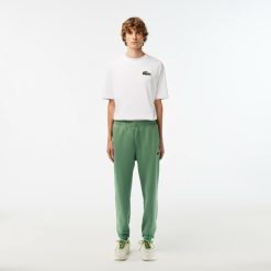 Pantalons & Shorts | LACOSTE Pantalon De Survetement Jogger Unie En Molleton De Coton Biologique