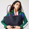 Sacs A Main & Cabas | LACOSTE Sac Cabas Anna Reversible Bicolore