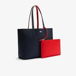 Sacs A Main & Cabas | LACOSTE Sac Cabas Anna Reversible Bicolore