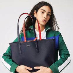 Sacs A Main & Cabas | LACOSTE Sac Cabas Anna Reversible Bicolore