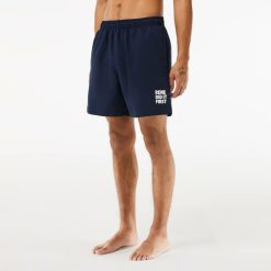 Maillots De Bain | LACOSTE Short De Bain Mi-Long A Message