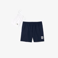 Maillots De Bain | LACOSTE Short De Bain Mi-Long A Message