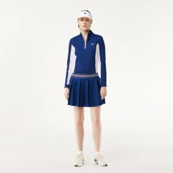 Vetements De Sport | LACOSTE Jupe Sport Avec Shorty Integre En Pique