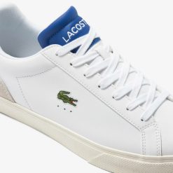 Sneakers | LACOSTE Sneakers Lerond Pro Homme Lacoste En Cuir Avec Detail Au Talon