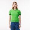 Pullovers | LACOSTE Pull Col Rond En Maille 3D Sans Couture