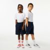 Vetements Fille | LACOSTE Short Enfant Lacoste En Molleton Gratte De Coton Biologique