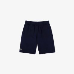 Vetements Fille | LACOSTE Short Enfant Lacoste En Molleton Gratte De Coton Biologique