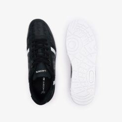 Sneakers | LACOSTE Sneakers T-Clip Homme En Cuir Imprime