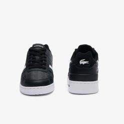 Sneakers | LACOSTE Sneakers T-Clip Homme En Cuir Imprime